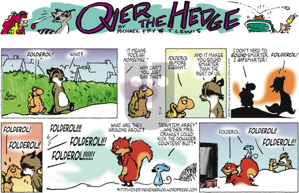 Over the Hedge on Sunday March 11, 2012 Comic Strip