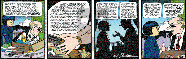 Doonesbury on Thursday September 29, 2005 Comic Strip