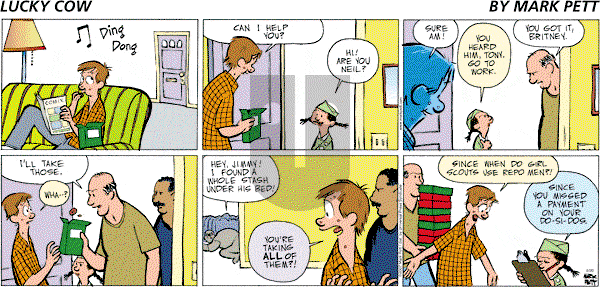 Lucky Cow on Sunday May 20, 2007 Comic Strip