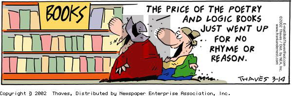 Frank and Ernest on Thursday March 14, 2002 Comic Strip