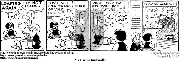 Nancy Classics on Friday August 18, 2017 Comic Strip