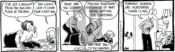 The Buckets on Thursday December 21, 2006 Comic Strip
