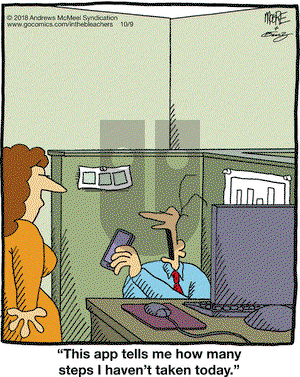 In the Bleachers on Tuesday October 9, 2018 Comic Strip