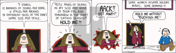 Cathy Classics - Wednesday November 23, 2005 Comic Strip