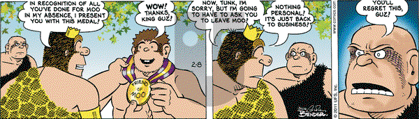Alley Oop on Tuesday February 8, 2011 Comic Strip