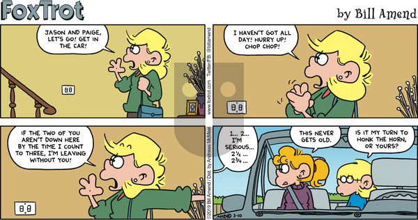 FoxTrot on Sunday March 10, 2019 Comic Strip