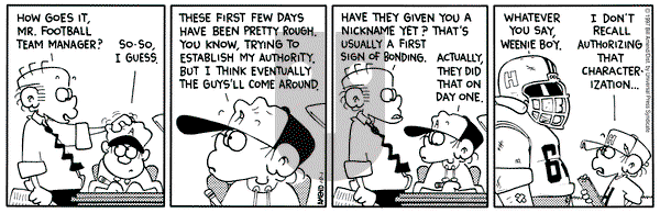 FoxTrot on Wednesday October 1, 1997 Comic Strip