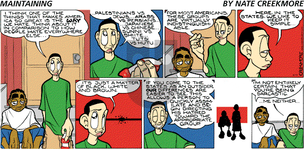 Maintaining on Sunday August 19, 2007 Comic Strip