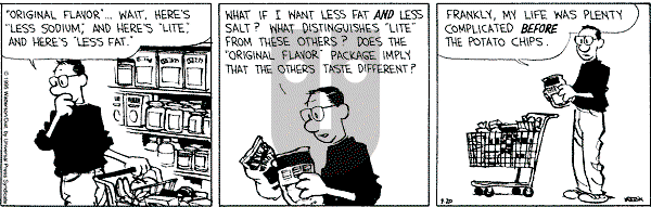 Calvin and Hobbes - Wednesday September 20, 1995 Comic Strip