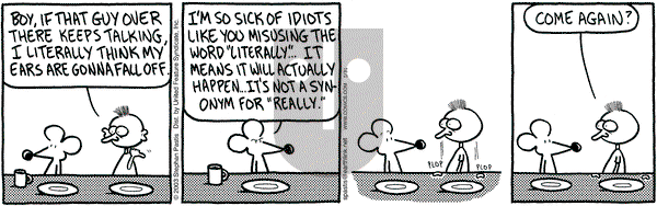 Pearls Before Swine on Friday January 31, 2003 Comic Strip