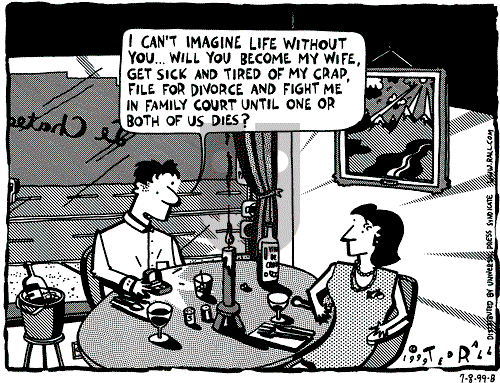 Ted Rall - Monday July 12, 1999 Comic Strip