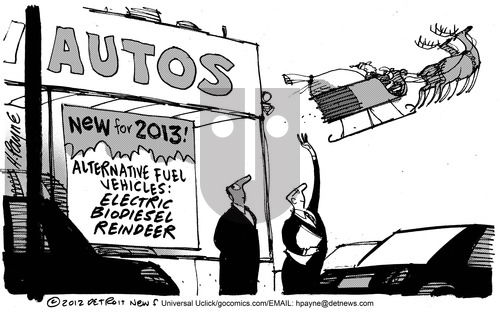 Henry Payne on Sunday December 23, 2012 Comic Strip