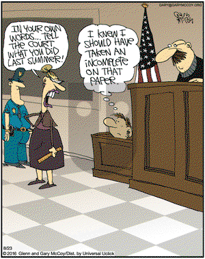 The Flying McCoys on Tuesday August 23, 2016 Comic Strip