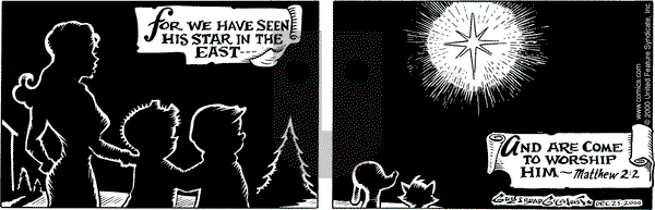 Nancy on Monday December 25, 2000 Comic Strip