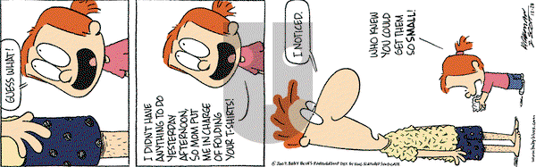 Baby Blues on Friday December 28, 2007 Comic Strip