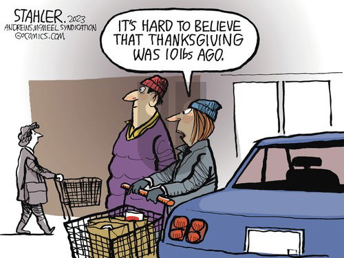 Jeff Stahler - Sunday November 26, 2023 Comic Strip