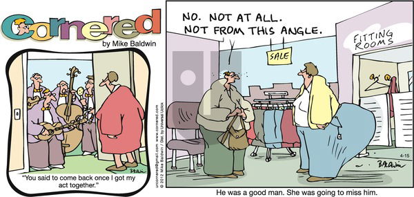 Cornered - Sunday April 15, 2012 Comic Strip