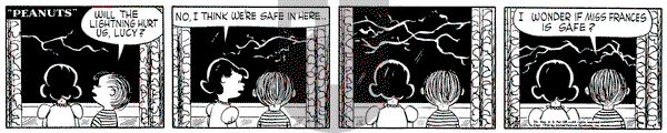 Peanuts on Monday March 19, 1956 Comic Strip
