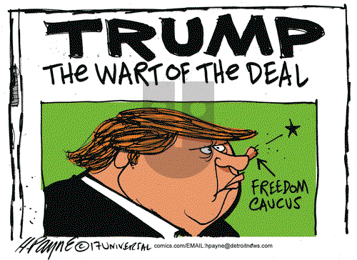 Henry Payne on Wednesday March 29, 2017 Comic Strip