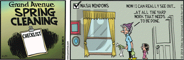 Grand Avenue on Tuesday April 29, 2014 Comic Strip
