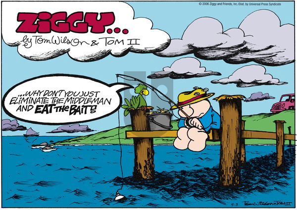 Ziggy on Sunday September 3, 2006 Comic Strip