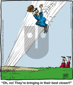 In the Bleachers on Saturday April 20, 2013 Comic Strip