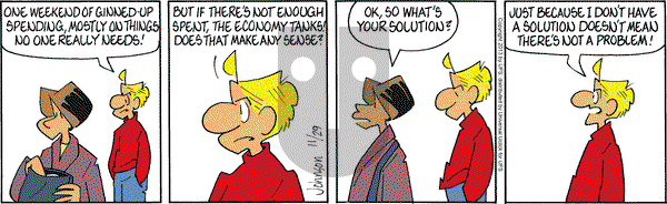 Arlo and Janis on Friday November 29, 2013 Comic Strip