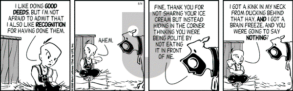 Cow and Boy Classics on Saturday February 21, 2009 Comic Strip