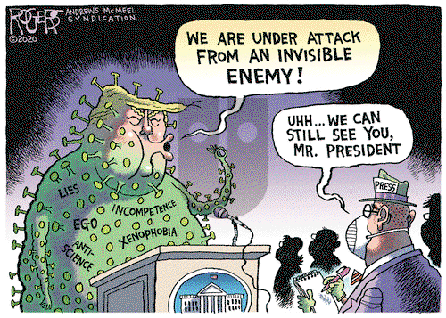 Rob Rogers on Friday April 24, 2020 Comic Strip