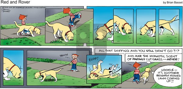 Red and Rover on Sunday April 21, 2019 Comic Strip