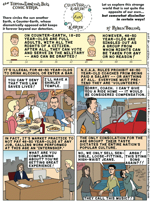 Tom the Dancing Bug on Friday September 13, 2013 Comic Strip