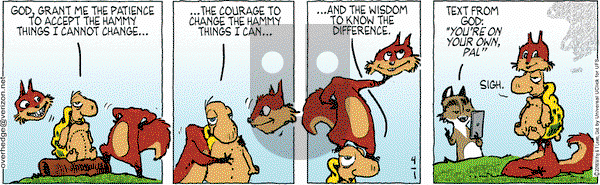 Over the Hedge on Friday April 1, 2016 Comic Strip