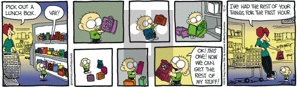The Buckets on Wednesday September 18, 2019 Comic Strip