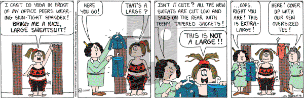 Cathy Classics - Wednesday January 23, 2008 Comic Strip