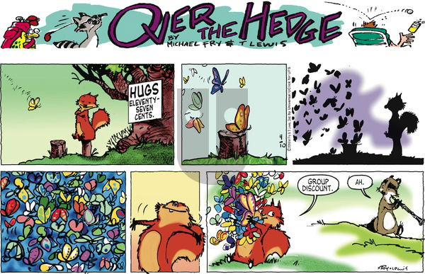 Over the Hedge on Sunday April 10, 2016 Comic Strip