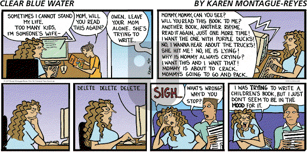 Clear Blue Water on Sunday April 10, 2005 Comic Strip