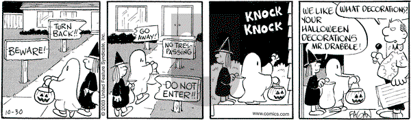Drabble on Friday December 5, 2003 Comic Strip