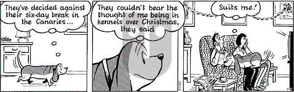 Fred Basset on Friday January 2, 2004 Comic Strip