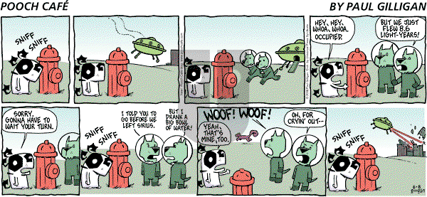 Pooch Cafe on Sunday June 8, 2008 Comic Strip