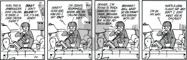 Doonesbury on Monday March 2, 1981 Comic Strip