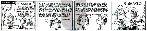 Peanuts on Friday June 23, 1972 Comic Strip