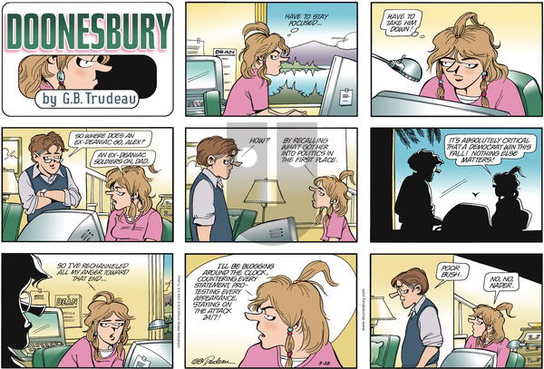 Doonesbury on Sunday March 28, 2004 Comic Strip