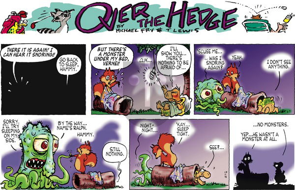 Over the Hedge on Sunday October 11, 2015 Comic Strip