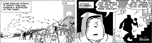 Alley Oop on Thursday February 13, 2003 Comic Strip