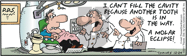 Frank and Ernest on Saturday December 24, 2011 Comic Strip