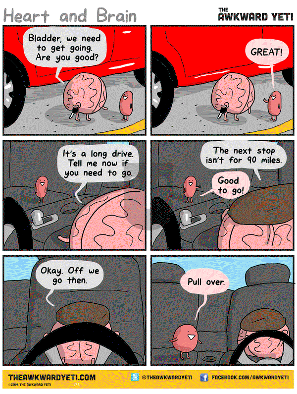 The Awkward Yeti on Friday August 7, 2015 Comic Strip