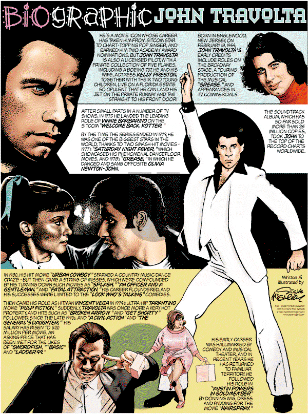 Biographic on Sunday July 29, 2007 Comic Strip