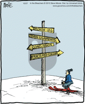 In the Bleachers on Tuesday October 27, 2015 Comic Strip