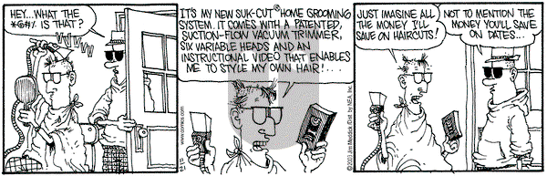 Monty on Friday November 21, 2003 Comic Strip