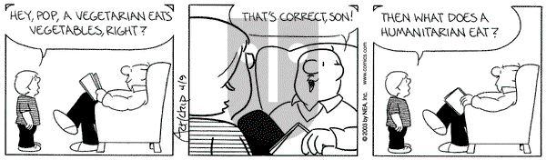 The Born Loser on Wednesday April 9, 2003 Comic Strip